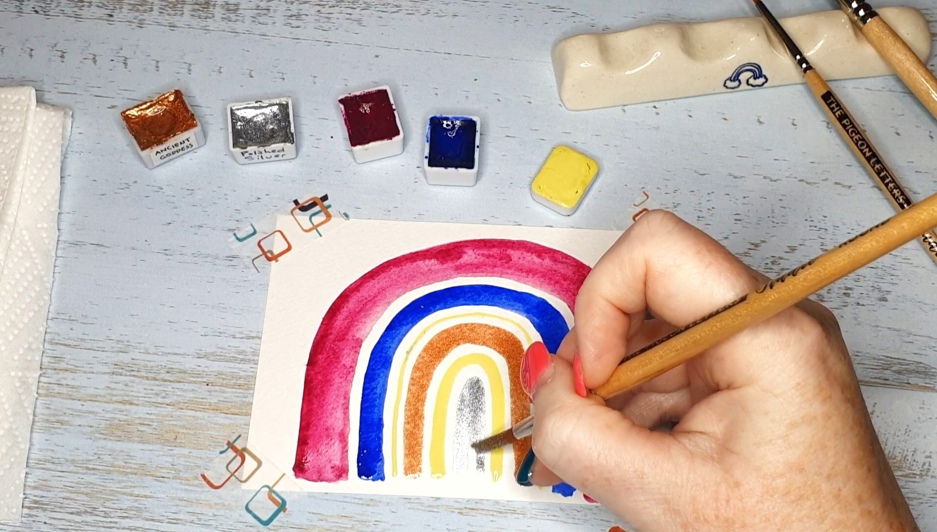 How to paint a rainbow