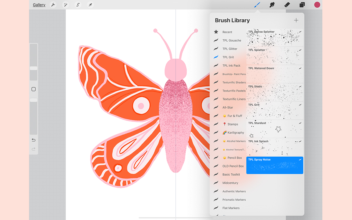 procreate symmetry tool