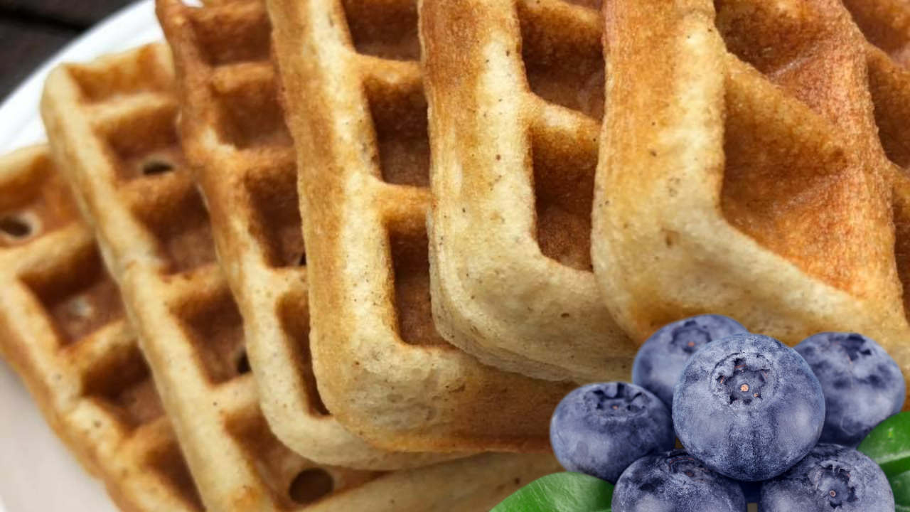 Keto Waffles 'N Blueberry Butter Recipe