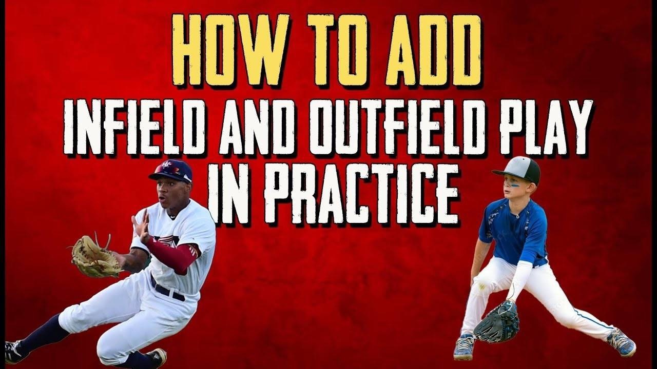  infield practice and hitting