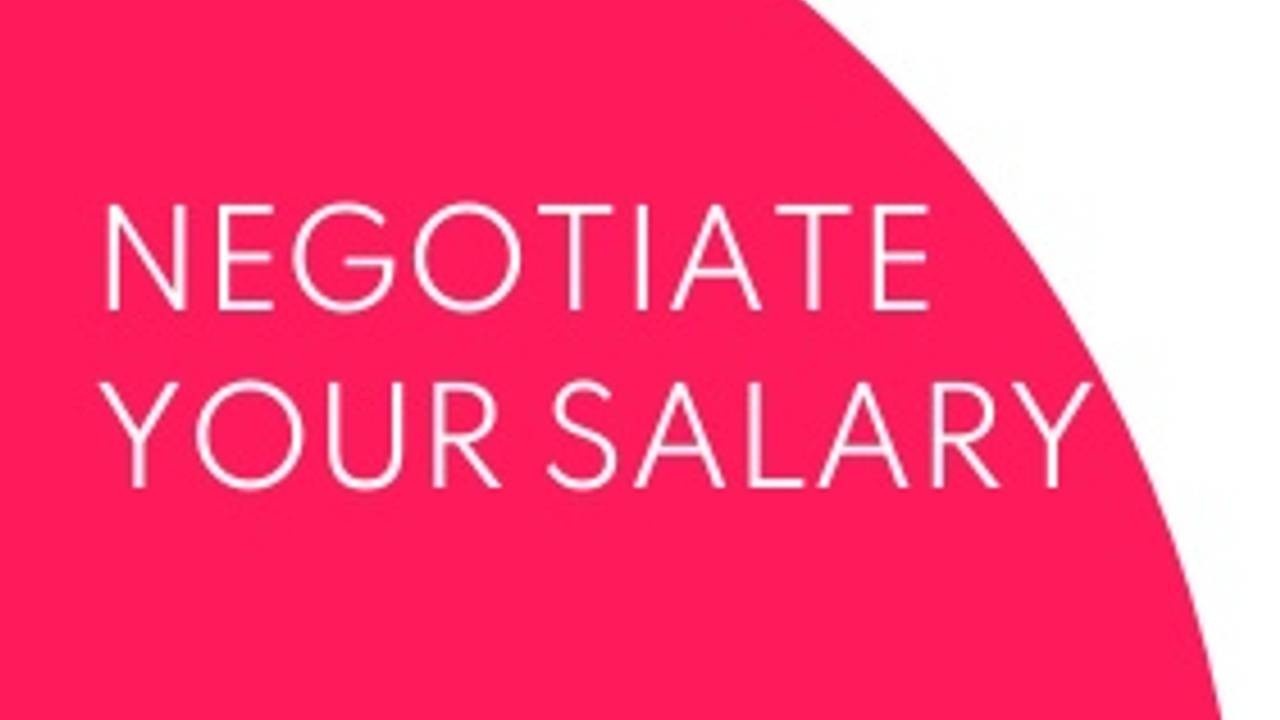 Negotiate your salary