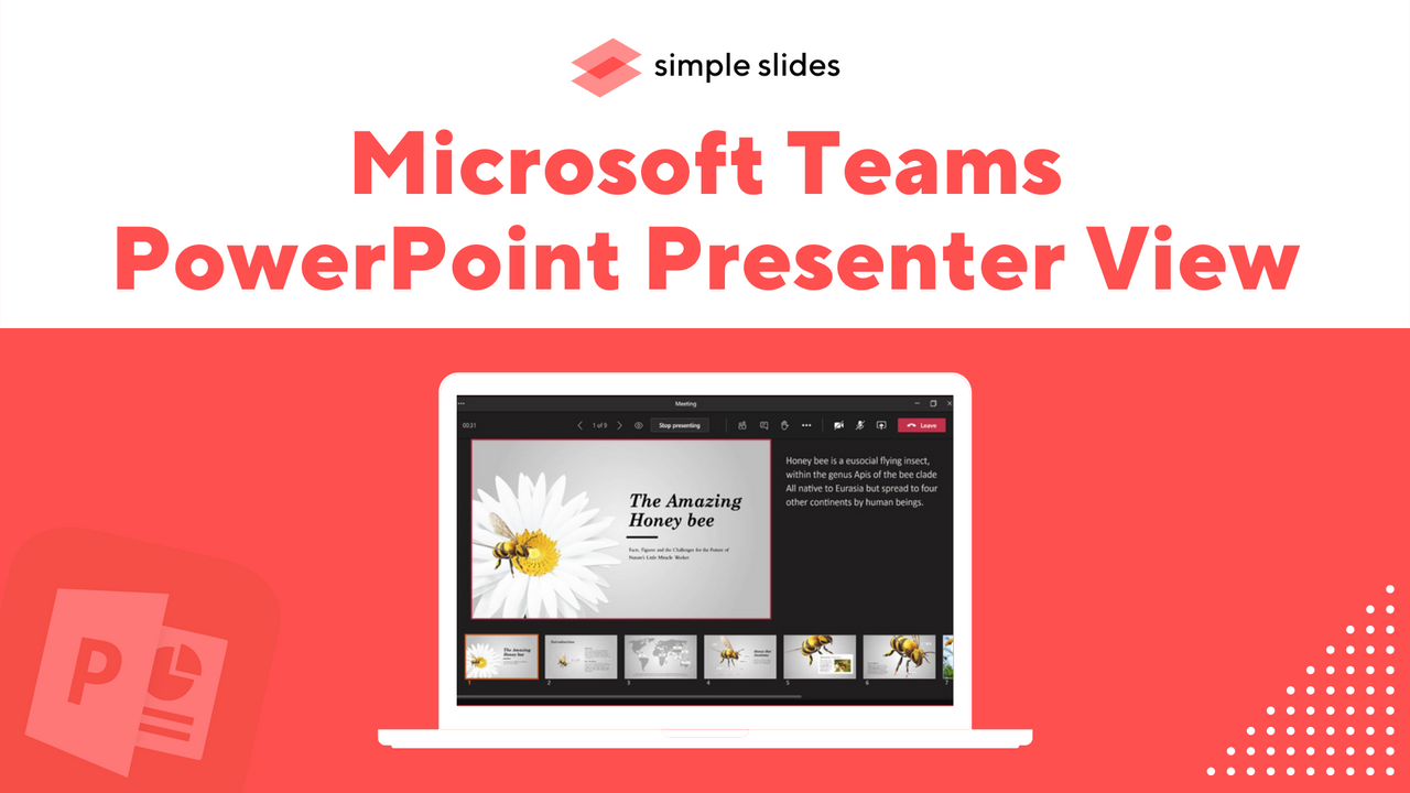 teams presenter mode powerpoint live