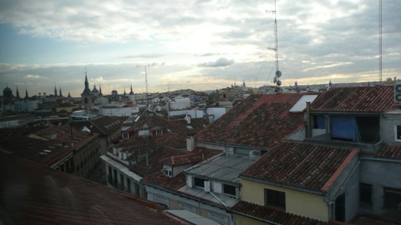 A view over the rooftops of Madrid