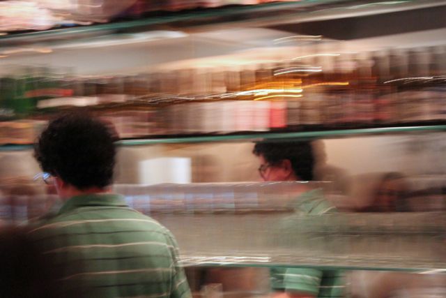 Bartender Javi at Irreale bar, Madrid