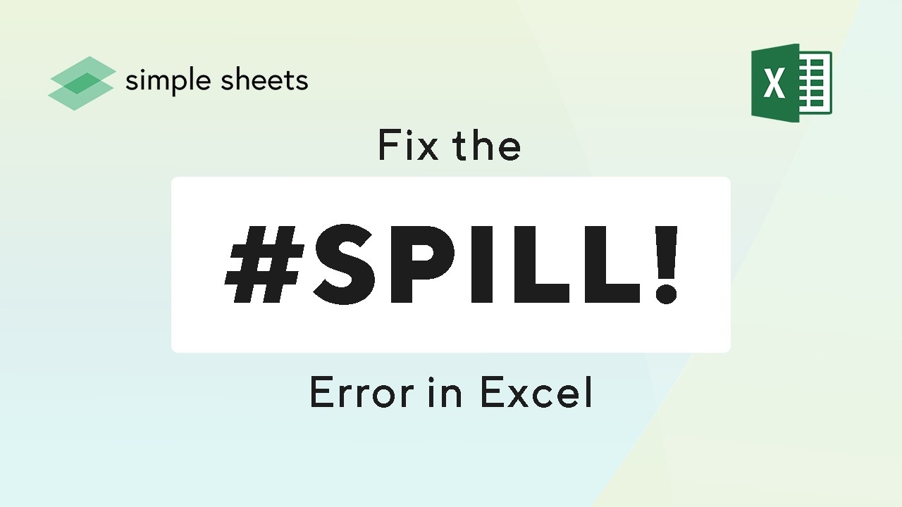 Understand why the #SPILL! error occurs in Excel and know a few tips to avoid and fix them in this blog! 