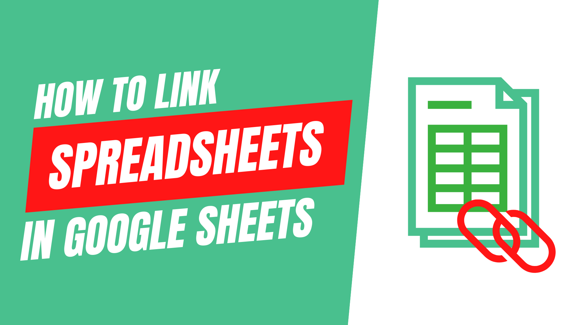 How To Connect Spreadsheets In Google Sheets