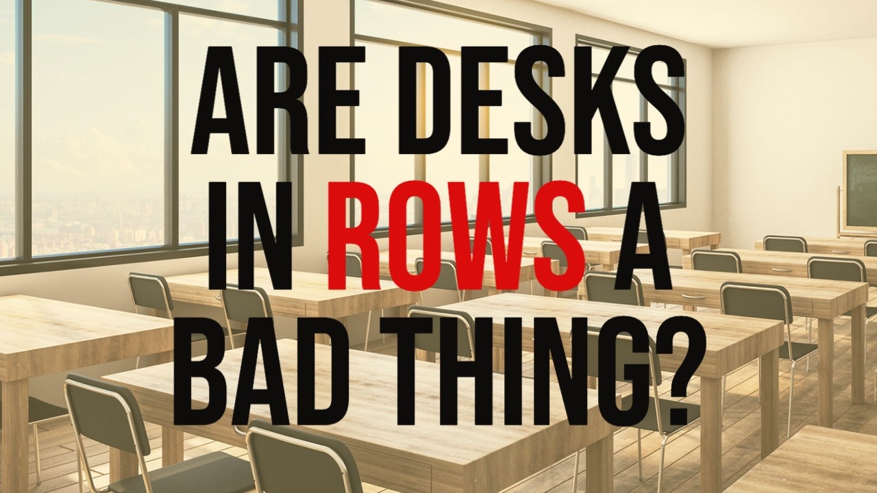 desks in rows