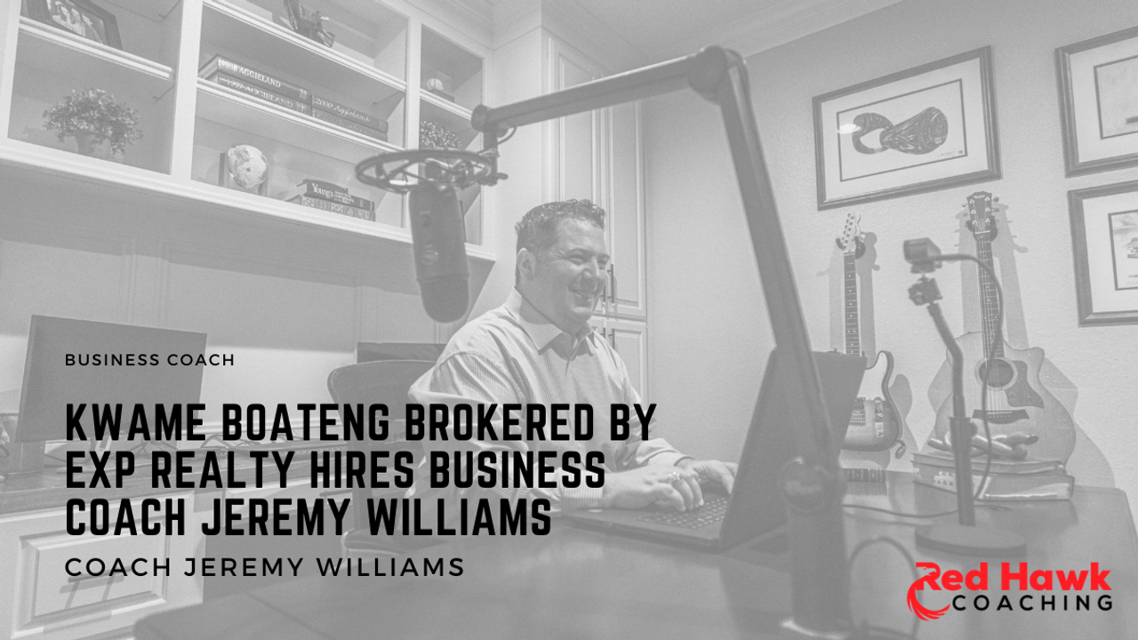 Small Business Coaching Real Estate Coaching Jeremy Wiliams Red Hawk Coaching