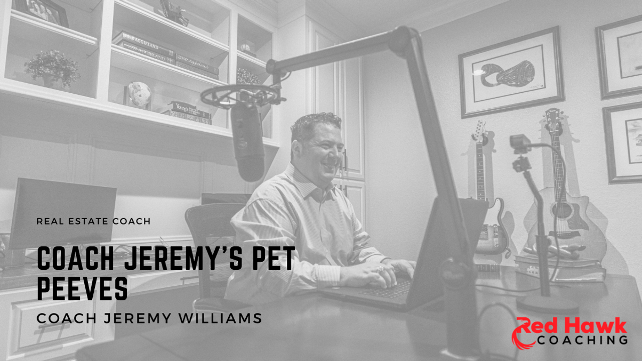 Small Business Coaching Real Estate Coaching Jeremy Wiliams Red Hawk Coaching