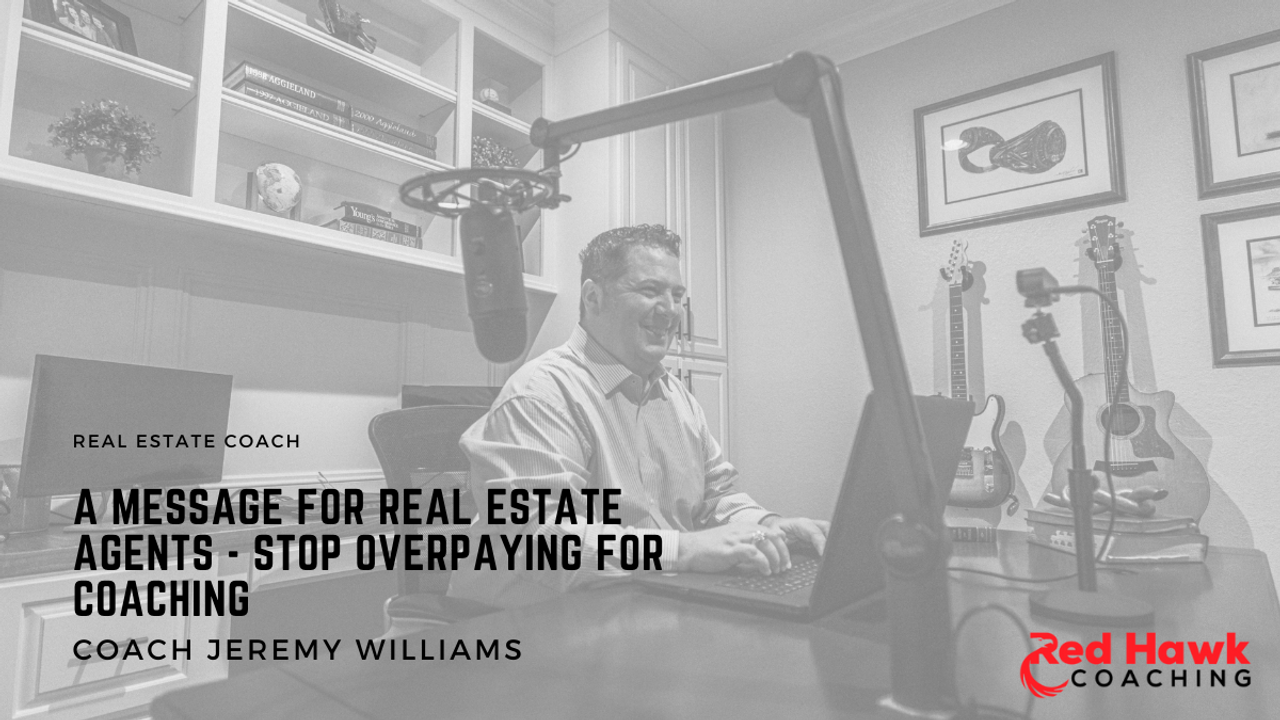 Small Business Coaching Real Estate Coaching Jeremy Wiliams Red Hawk Coaching