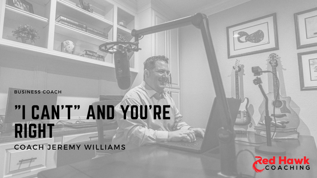 Small Business Coaching Real Estate Coaching Jeremy Wiliams Red Hawk Coaching