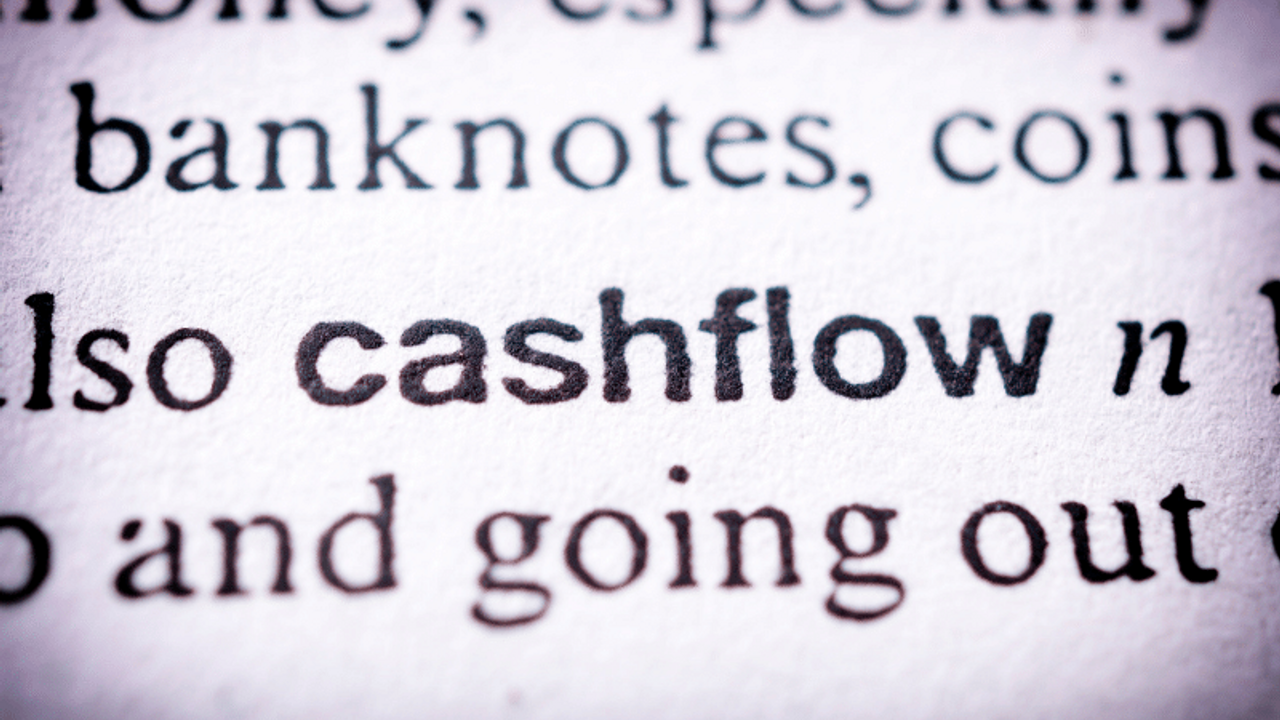 cashflow word highlighted in text