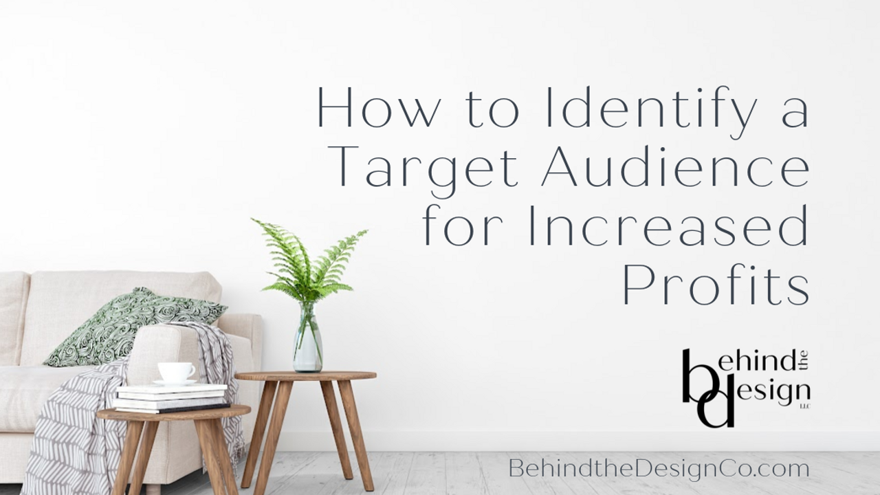 how to identify interior designer's target market