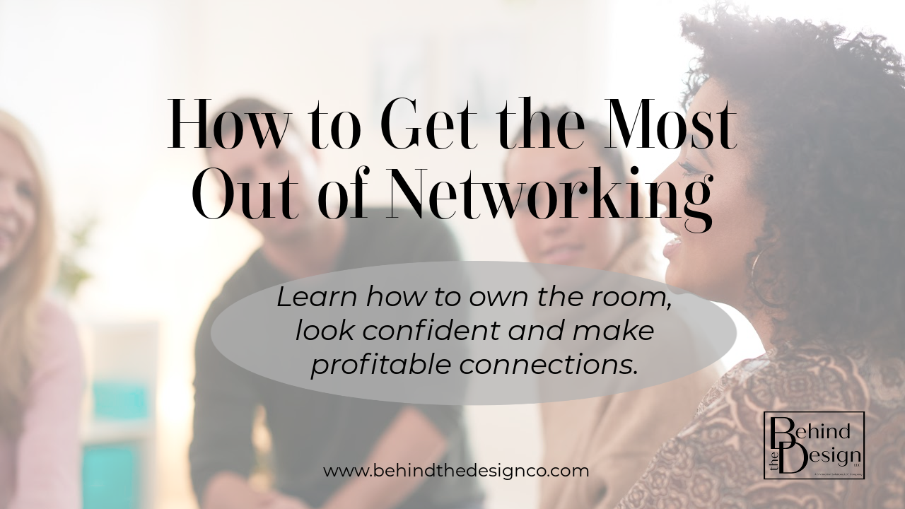 learn how to own the room, look confident and make profitable connections