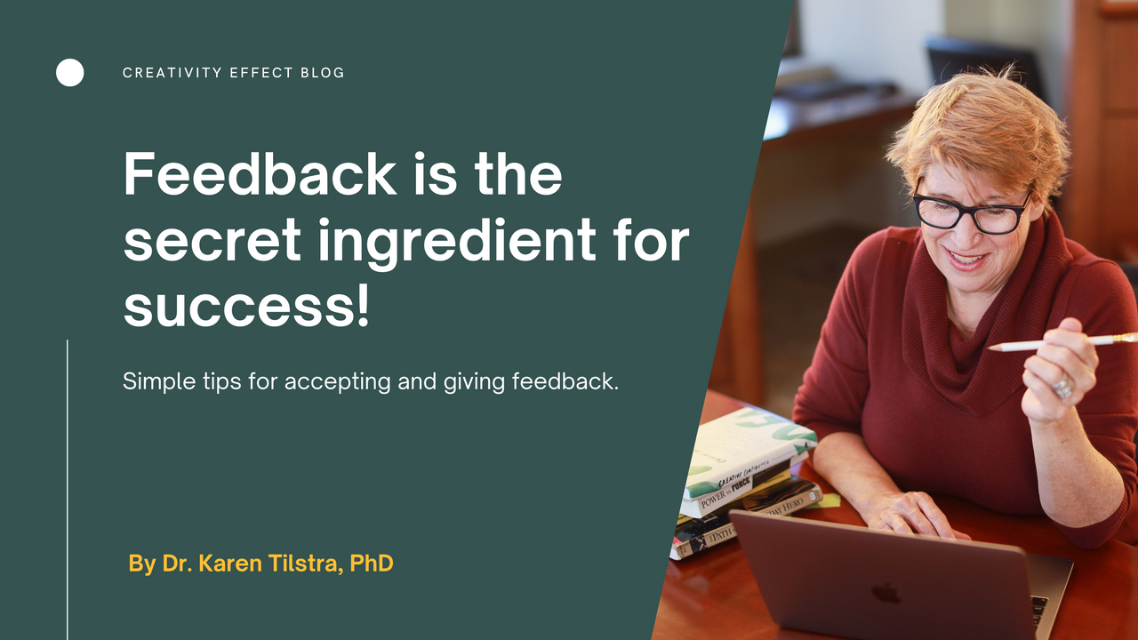 Feedback is the secret ingredient for success and innovation! 