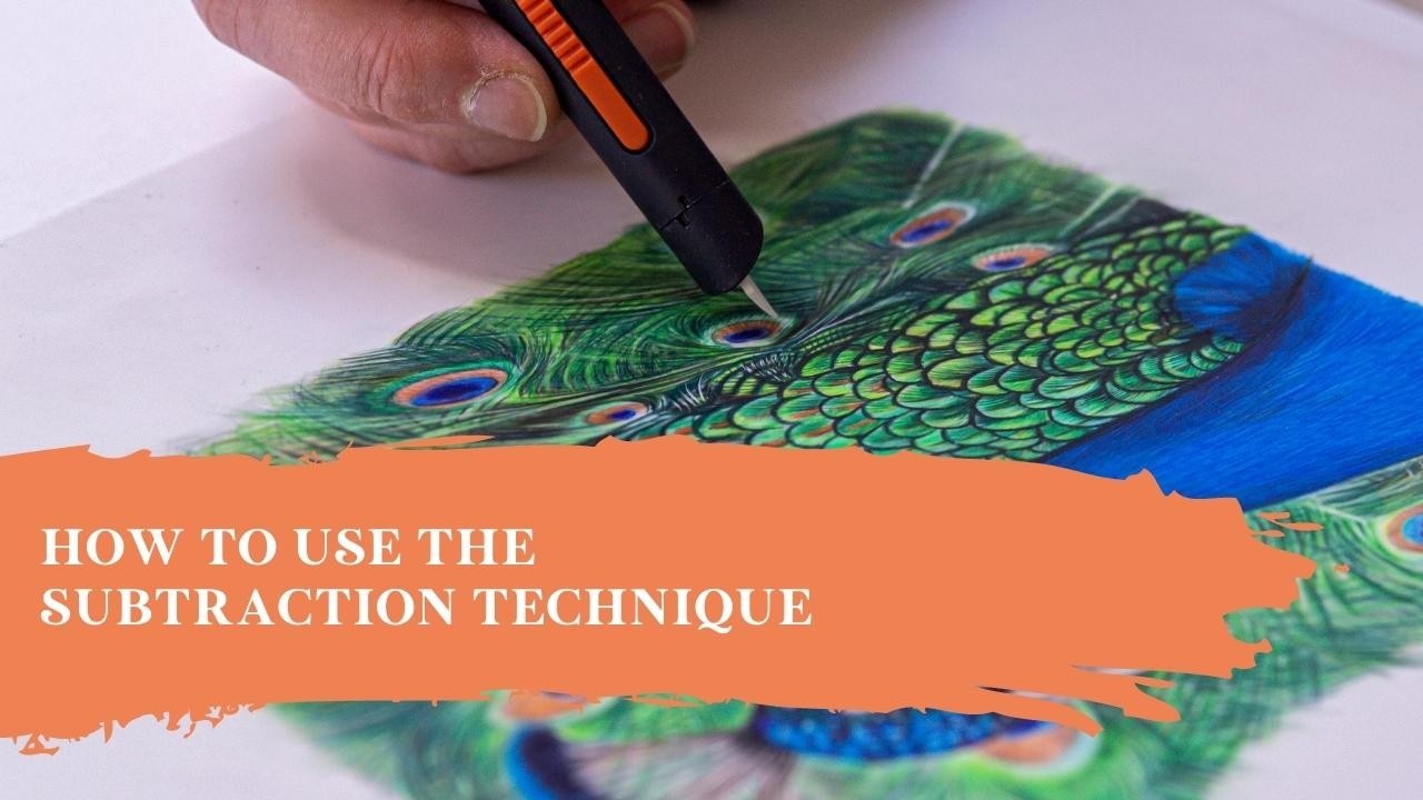 How to Use the Subtraction Technique in Your Coloured Pencil Drawings - Blog - Bonny Snowdon Academy