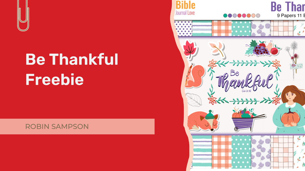 Be Thankful Mini Kit Freebie