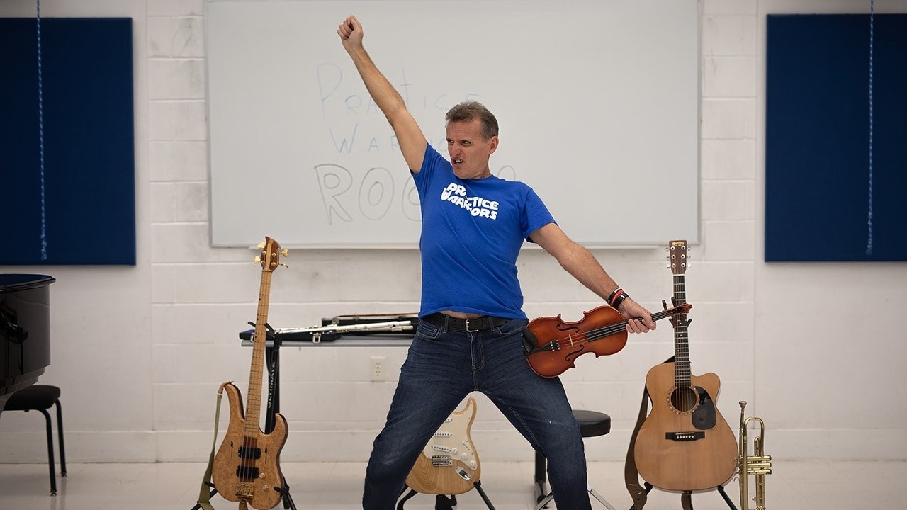 Christopher Maloney, music educator and founder of Practice Warriors comedically explains how to practice a musical instrument.