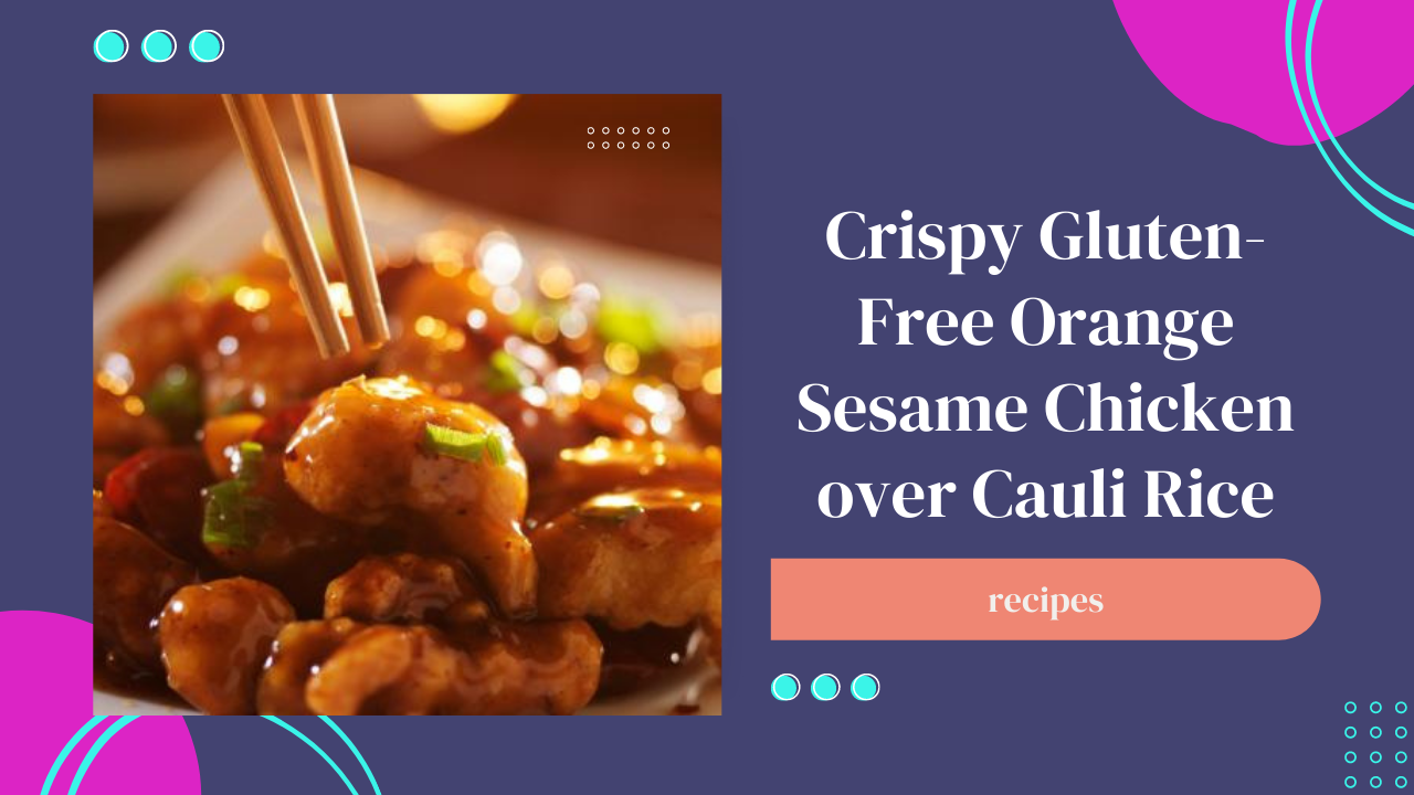 Crispy gluten-free chicken with green onion