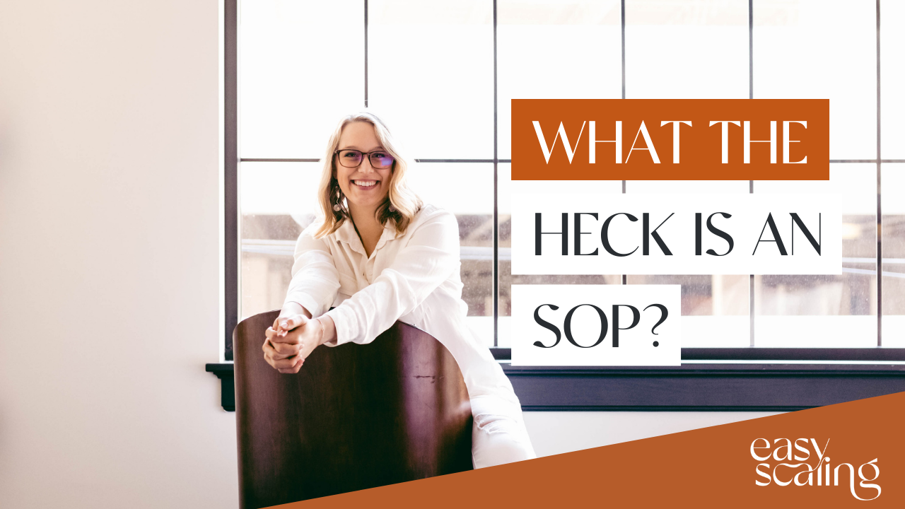 What the heck is an SOP?