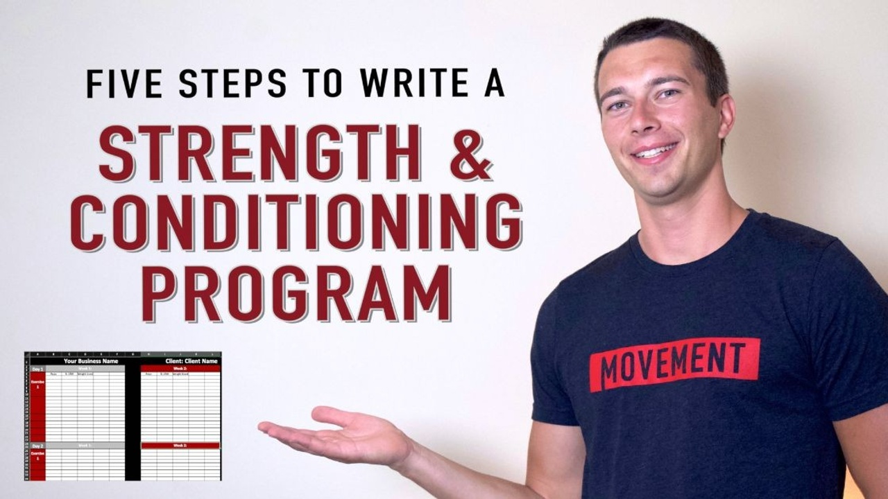 How To Design A Strength And Conditioning Program