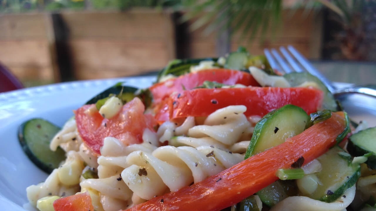 Summer Pasta - gf -vegan- vegetarian