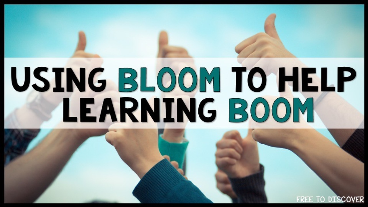 using bloom to help learning boom