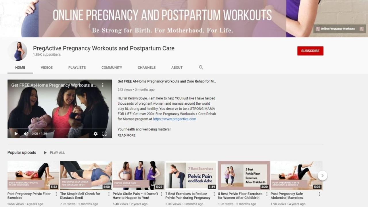 BEST PREGNANCY WORKOUTS ON