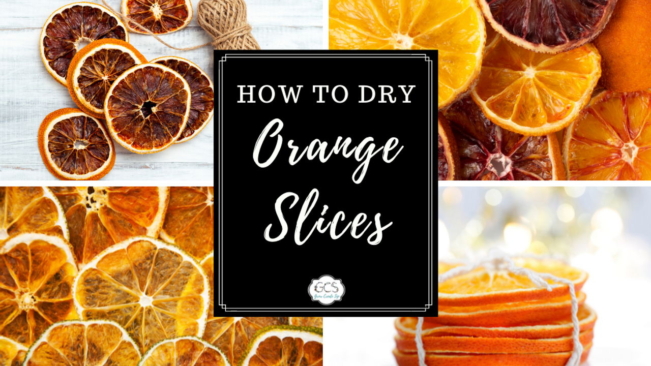 How to dry orange slices