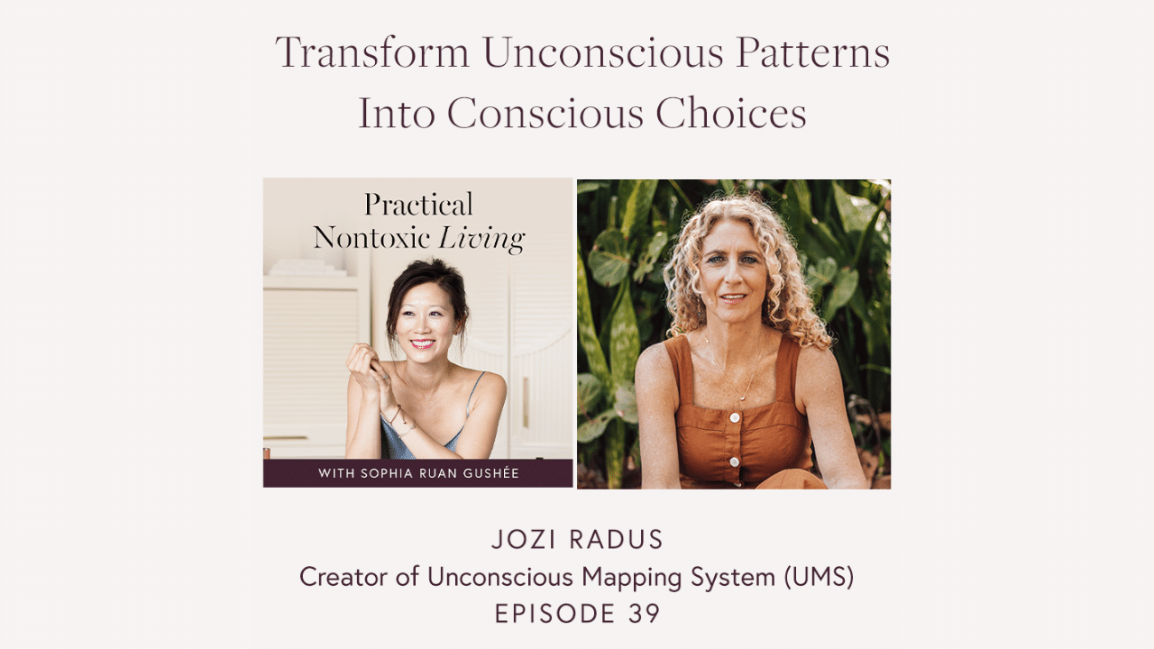 Sophia Ruan Gushee, host of Practical Nontoxic Living podcast, and Jozi Radus, creator of Unconscious Mapping System