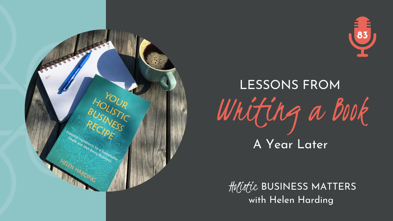 Lessons from Writing a Book: A Year Later