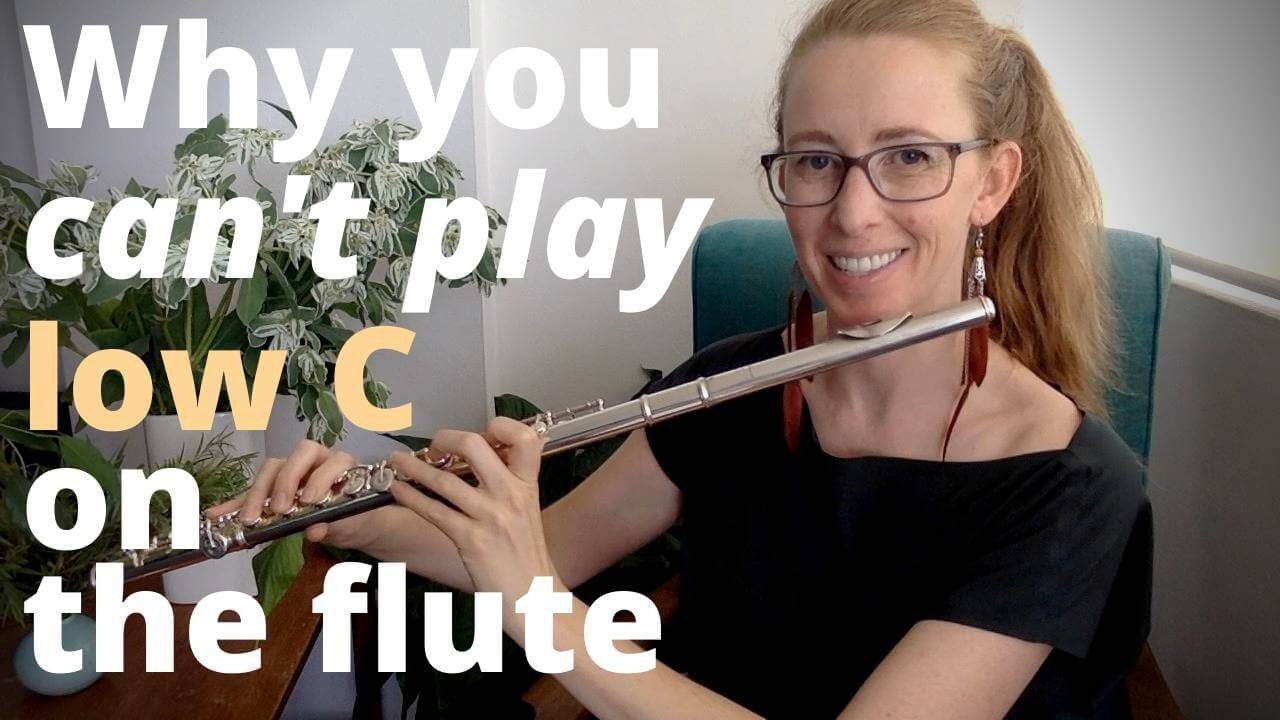 Why you can't play low C on the flute