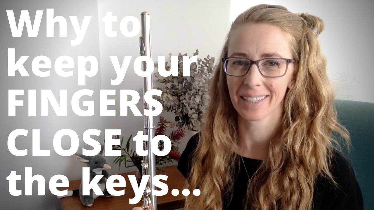 Why to keep your fingers close to the keys