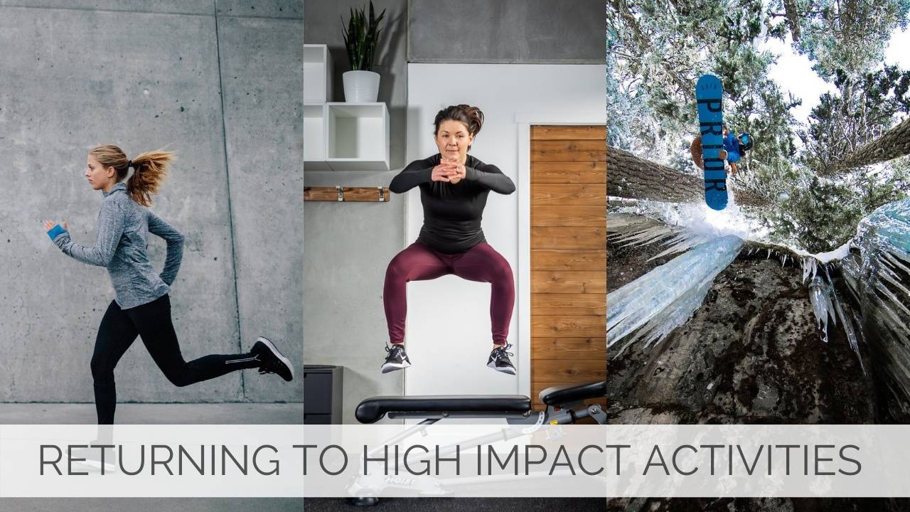 return to running and high impact activities