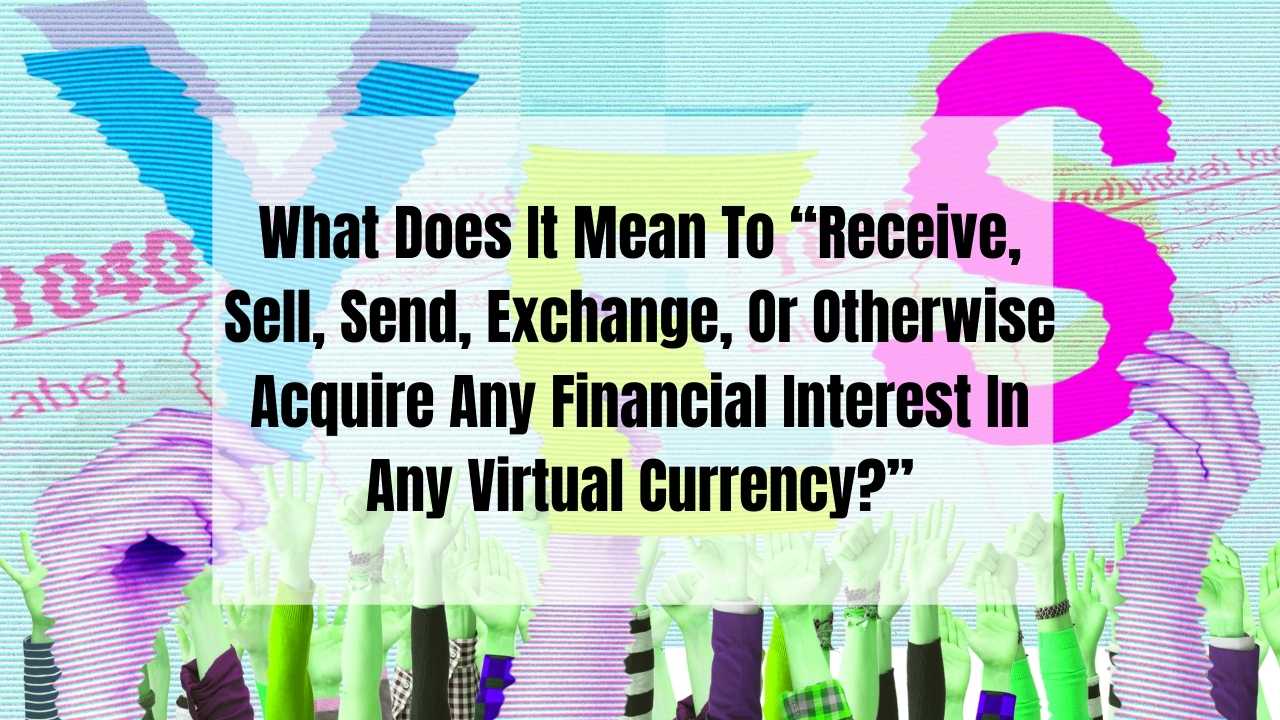 How should i answer the virtual currency question on form 1040 