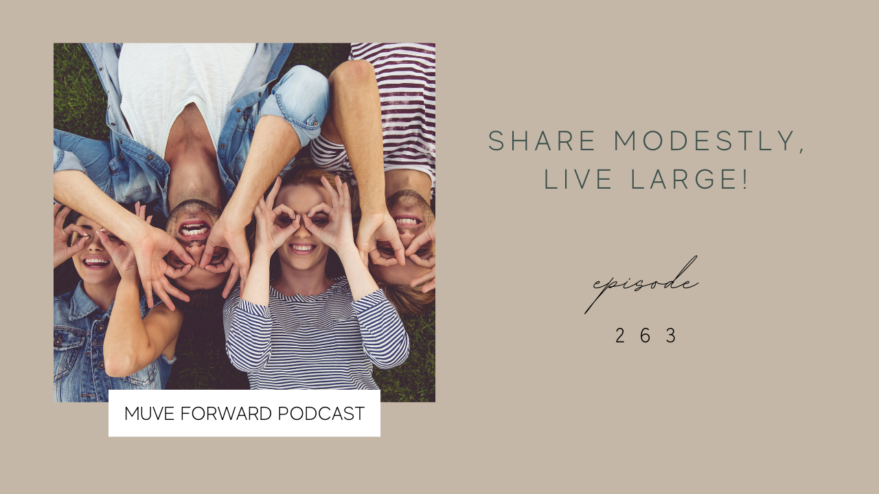 Share Modestly, Live Large!