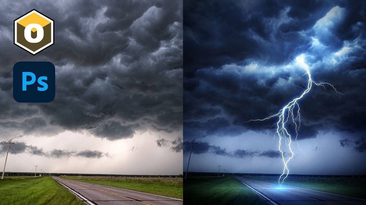 How to Add Lightning with and Optics by Boris FX
