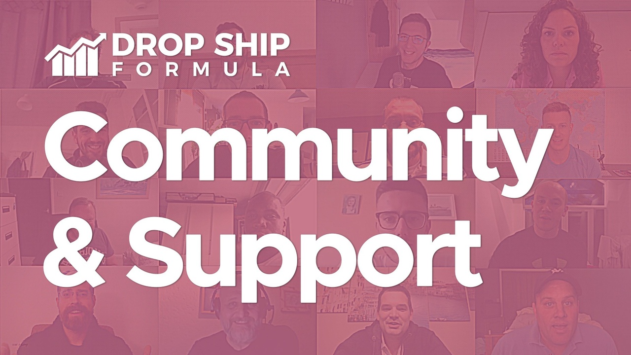 Drop Ship Formula Community & Support