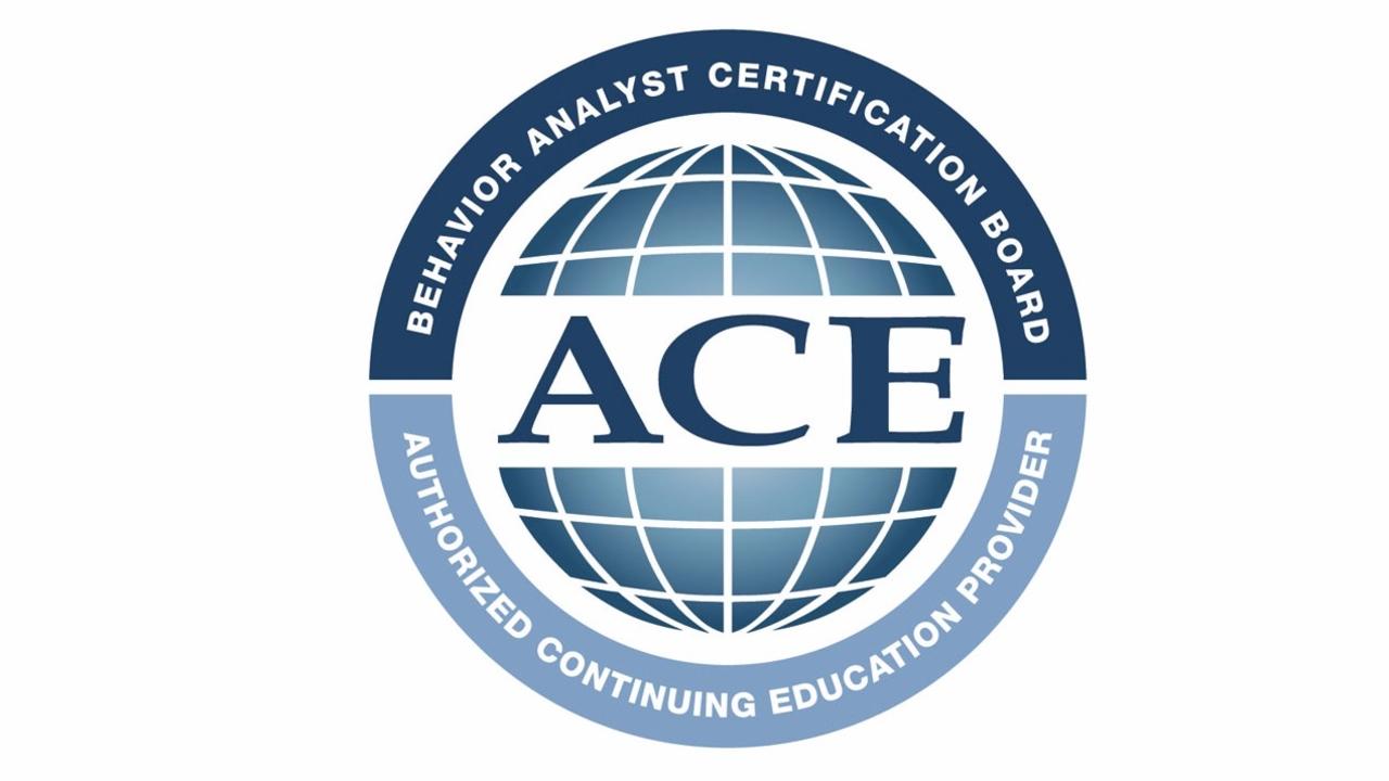 BACB Authorized Continuing Education (ACE) provider