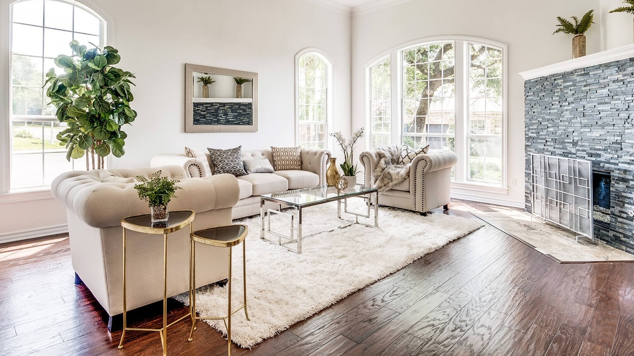 Room staged to target the ideal homebuyer with staging