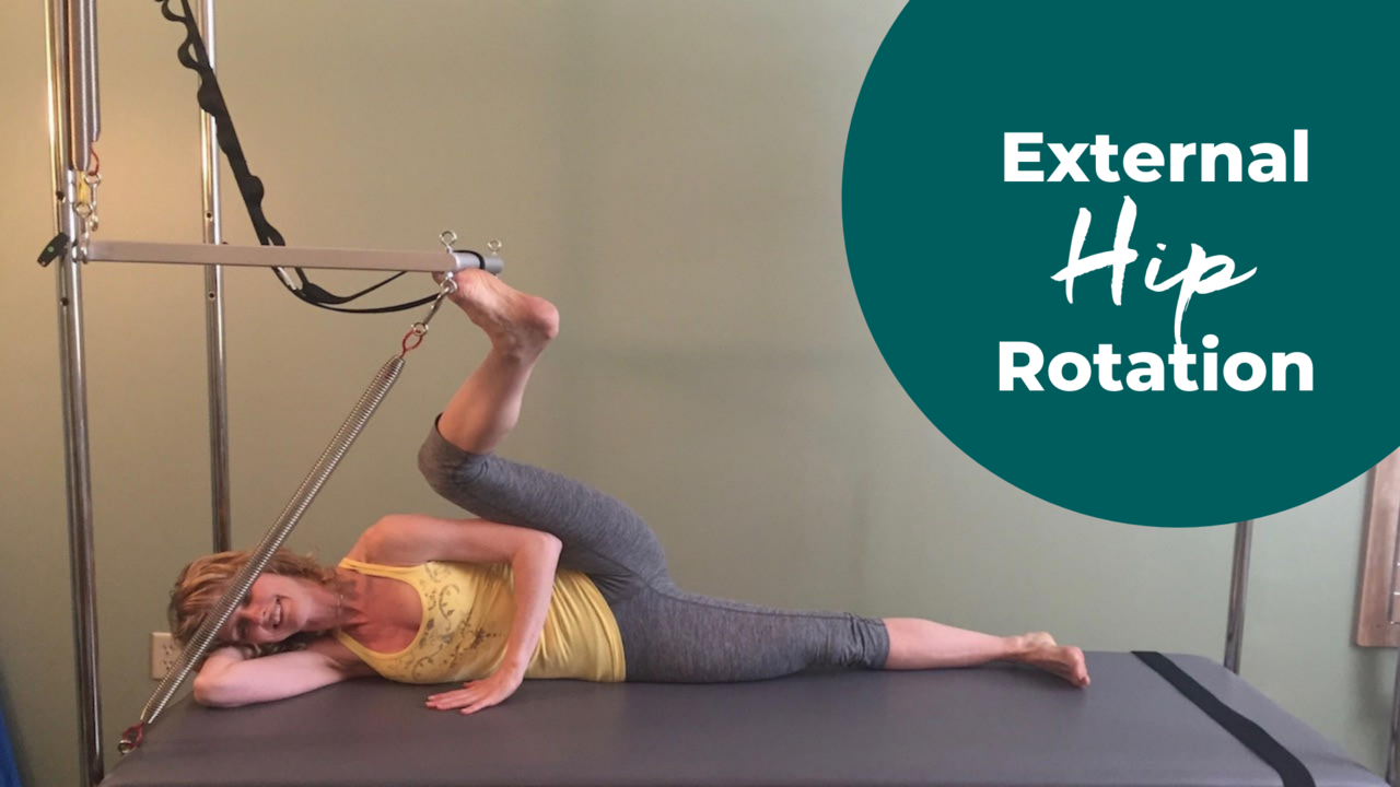 External Hip Rotation Pilates Exercises