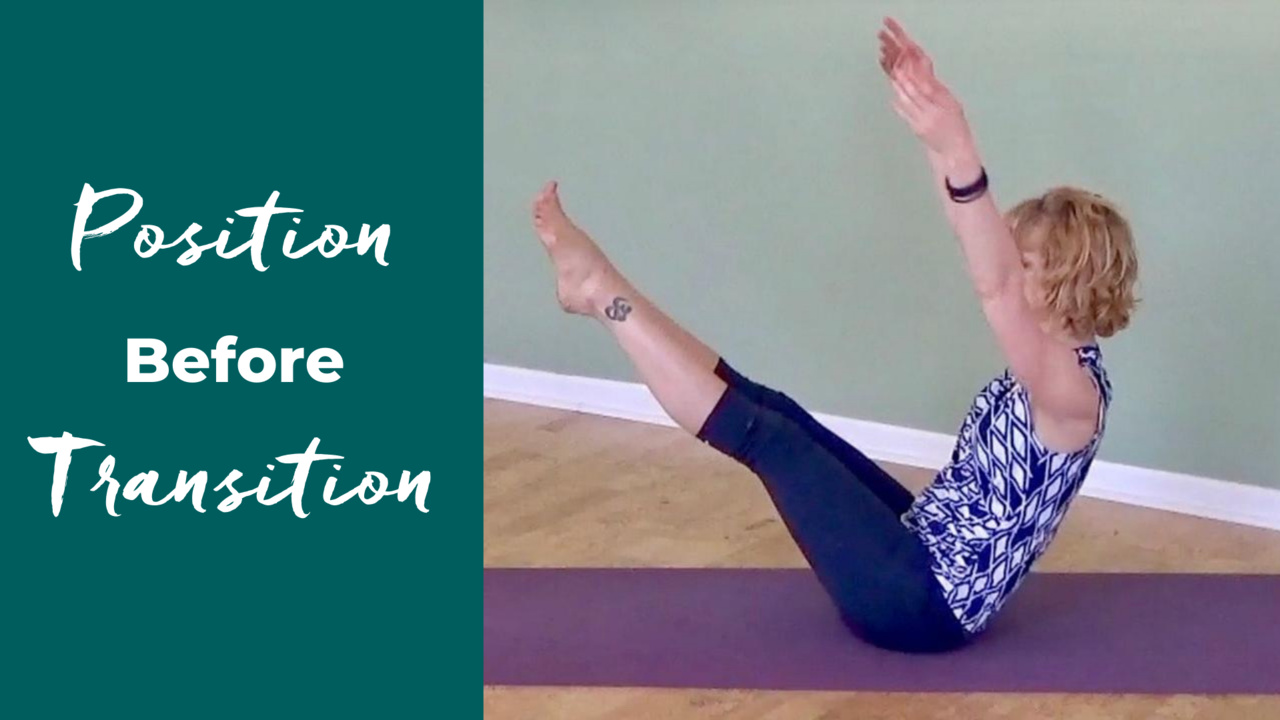 Position Before Transition in Pilates