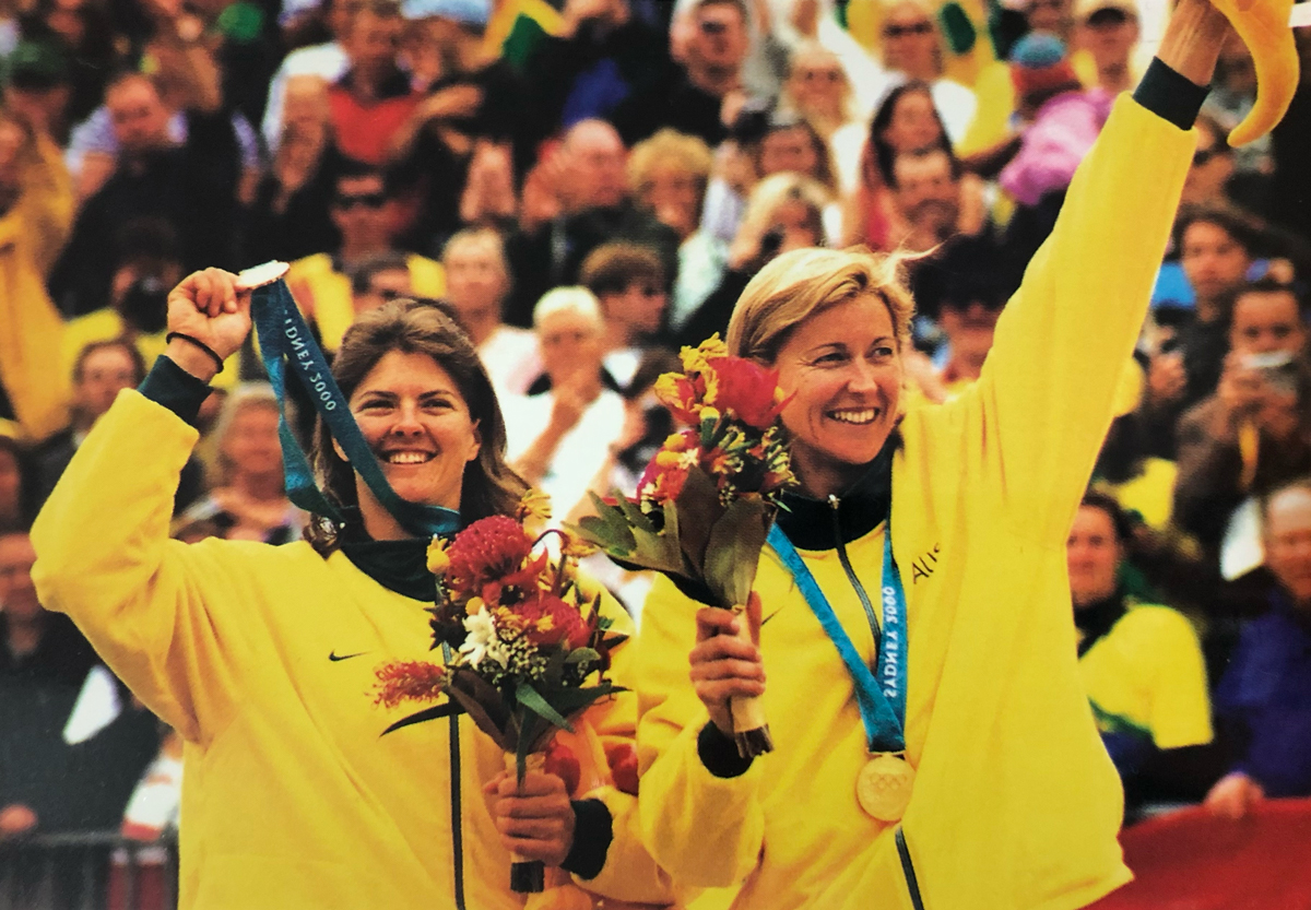 Sydney 2000 gold with Kerri Pottharst.