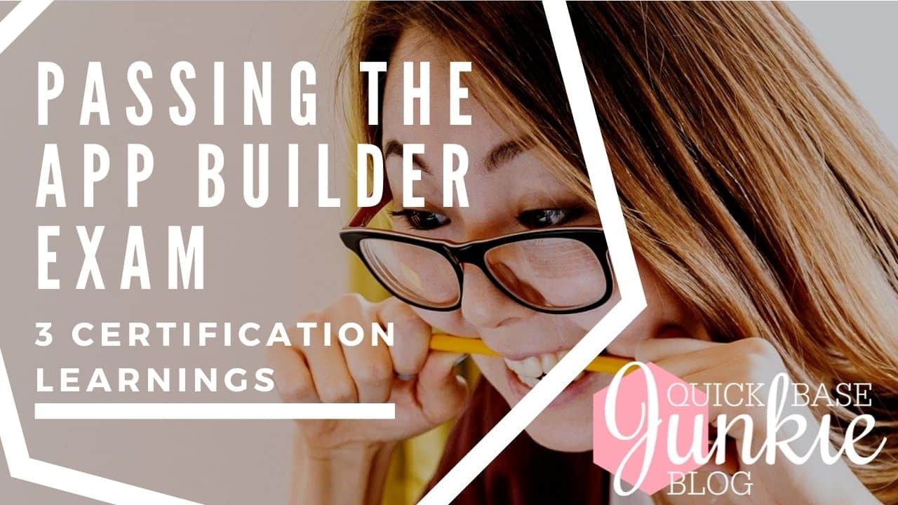 passing the app builder exam