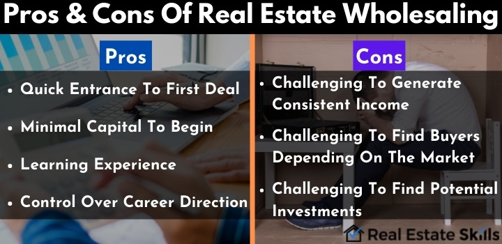 wholesale real estate business pros and cons