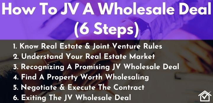 how to get a jv wholesale deal