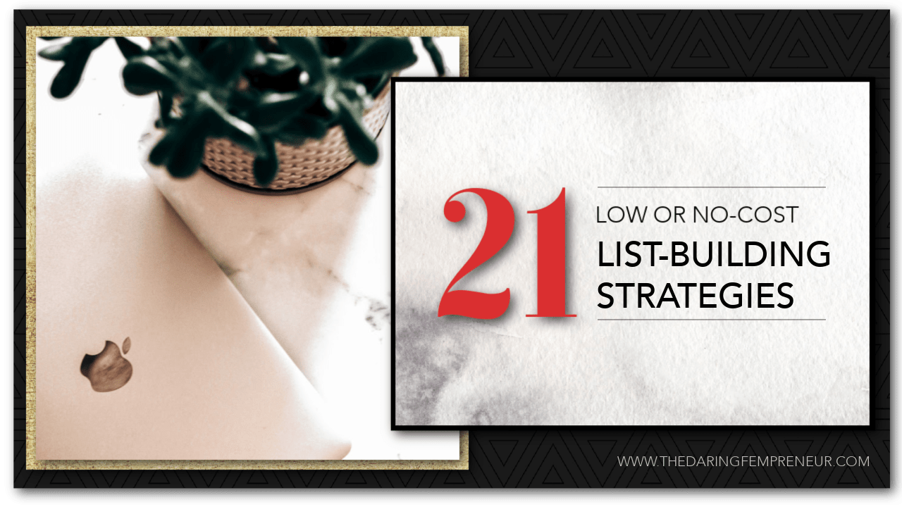 21 Simple List-Building Strategies