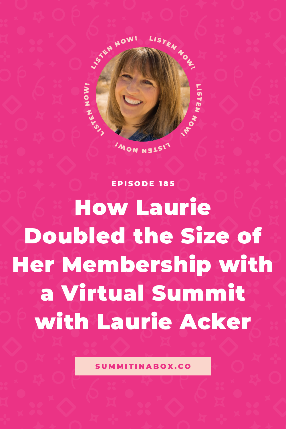 Virtual summits are a powerful addition to any online business. For Laurie, summits are also the foundation of her business with quarterly one-day events. 