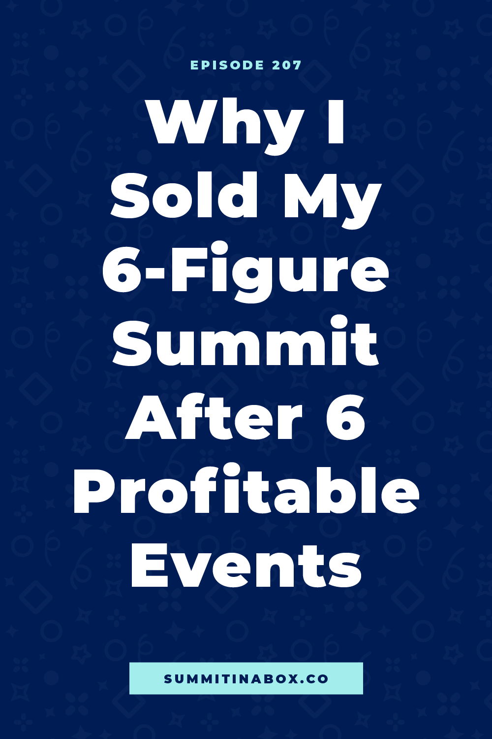 Get a behind-the-scenes look at how I sold my original summit brand, what I think made it sellable, and even hear the buyer's side of the story!