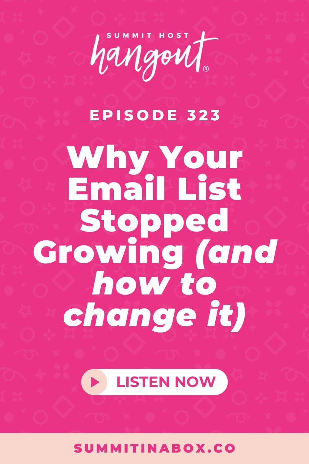 Why is your email list barely growing? Learn why your current strategies stall list growth and how a virtual summit changes everything.